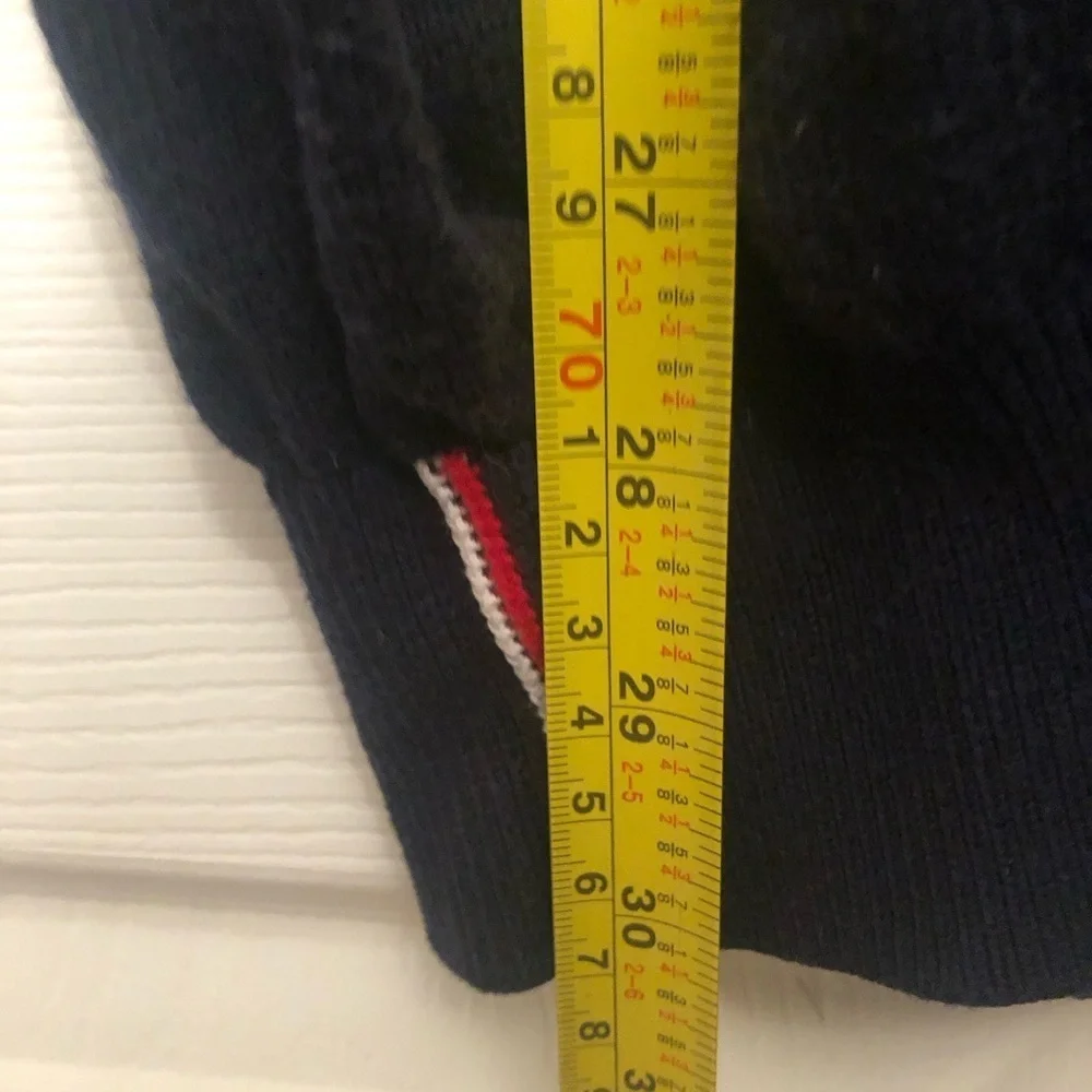 Tommy Hilfiger 1/4  zipped Cotton size large Pullover - Picture 6 of 9